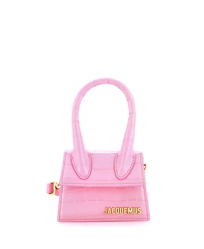 Pre-Owned Jacquemus Mini Le Chiquito Bag Embossed Leather