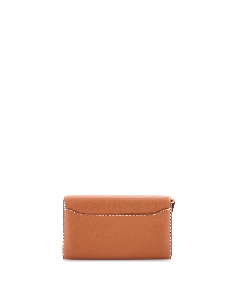 Pre-Owned Hermes Constance To Go Wallet Evercolor