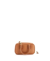 Pre-Owned Miu Miu Mini Arcadie Top Handle Bag Leather