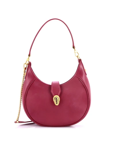 Pre-Owned Bvlgari Medium Serpenti Ellipse Crossbody Bag Leather