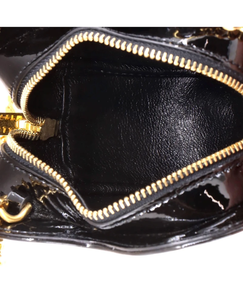 Pre-Owned Saint Laurent Mini Love Heart Chain Bag Patent