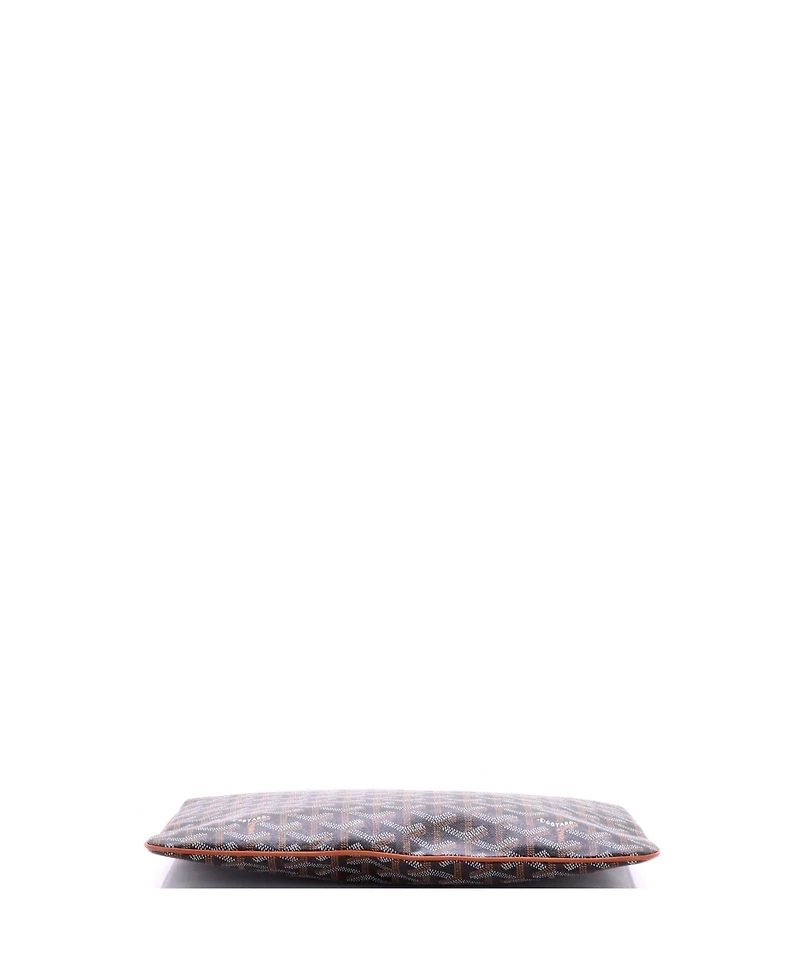 Pre-Owned Goyard Mm Senat Zip Pouch Coated Canvas