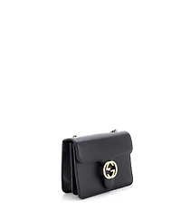 Pre-Owned Gucci Small Interlocking Shoulder Bag Leather