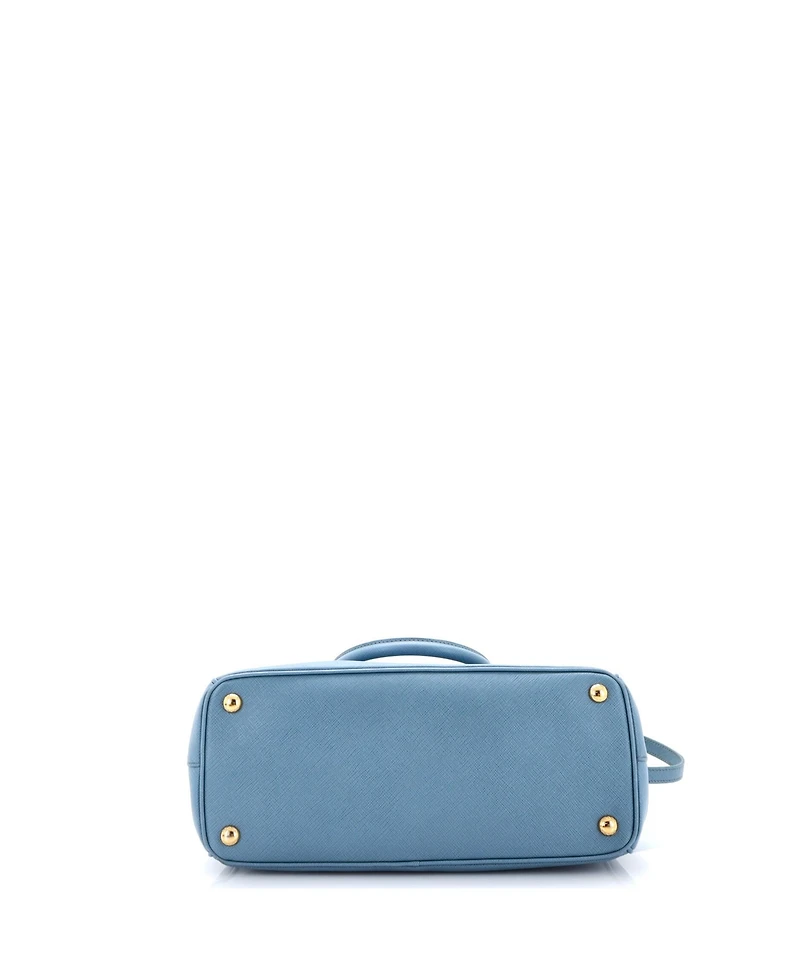 Pre-Owned Prada Galleria Double Zip Tote Saffiano Leather