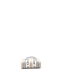 Pre-Owned Chloe Mini Woody Convertible Tote Canvas with Leather