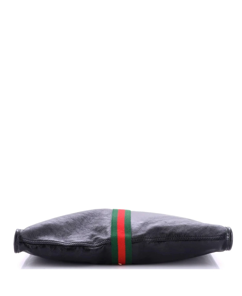 Pre-Owned Gucci Large Rajah Chain Tote Leather