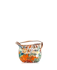 Pre-Owned Hermes Sursoie To Go Pouch Printed Silk and Leather