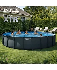 Intex 22' x 48" Ultra Xtr Round Frame Above Ground Swimming Pool Set with Pump