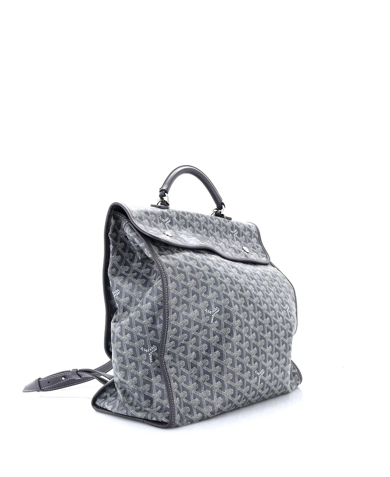 Pre-Owned Goyard Saint Leger Briefcase Backpack Coated Canvas