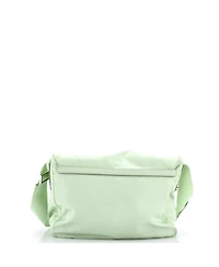 Pre-Owned Prada Medium Double Buckle Flap Messenger Bag Re-Nylon