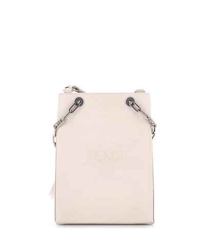 Pre-Owned Fendi Small Chain Shopping Tote Leather