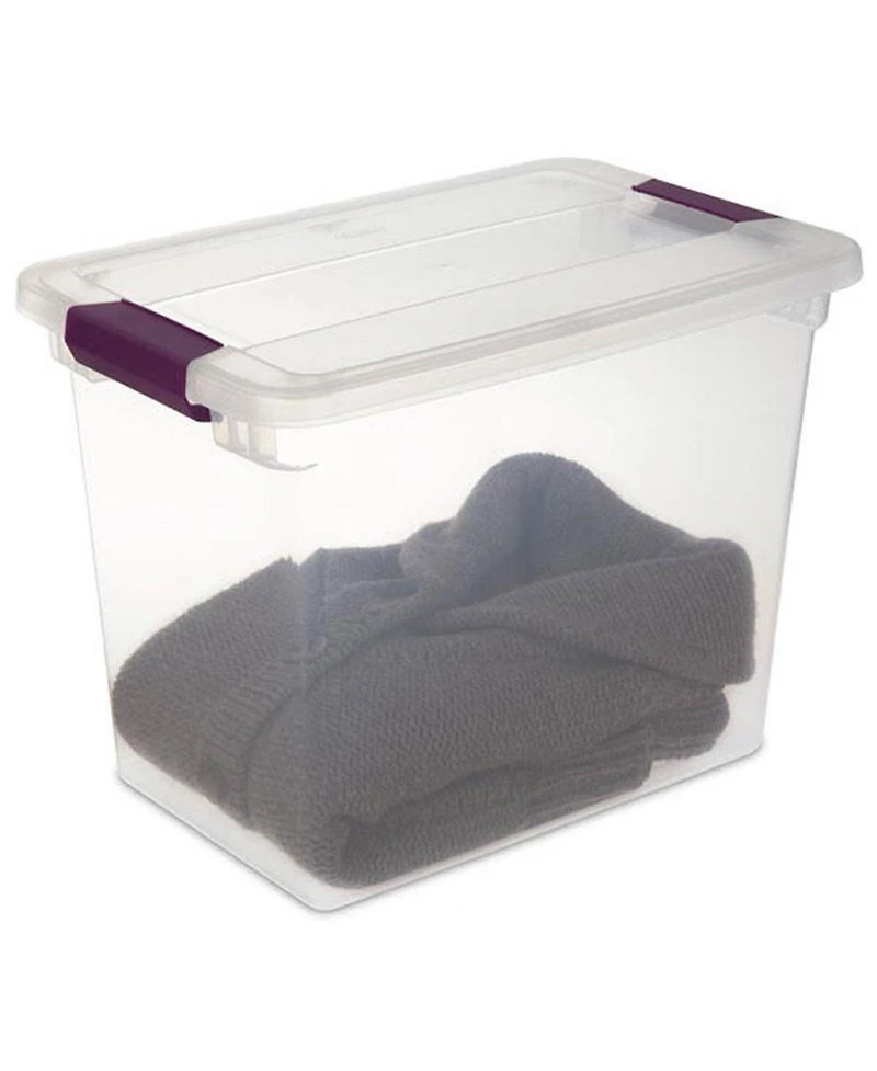 Sterilite 27 Qt Storage Container, 6 Pack, and 15 Qt Storage Container, 12 Pack