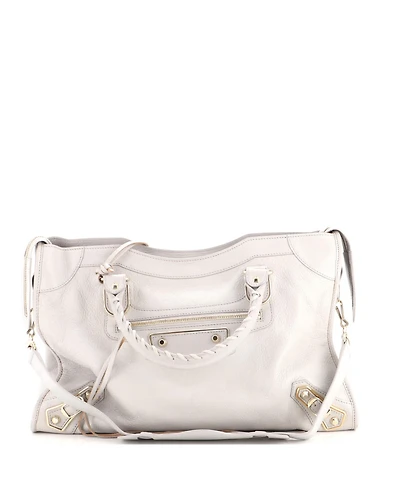Pre-Owned Balenciaga Medium City Classic Metallic Edge Bag Leather