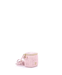 Pre-Owned Miu Miu Micro Vanity Case Matelasse Leather