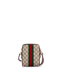 Pre-Owned Gucci Mini Ophidia Messenger Bag Gg Coated Canvas