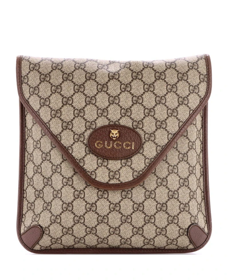 Pre-Owned Gucci Medium Neo Vintage Envelope Messenger Gg Coated Canvas