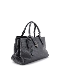 Pre-Owned Bottega Veneta Medium Roma Bag Intrecciato Nappa