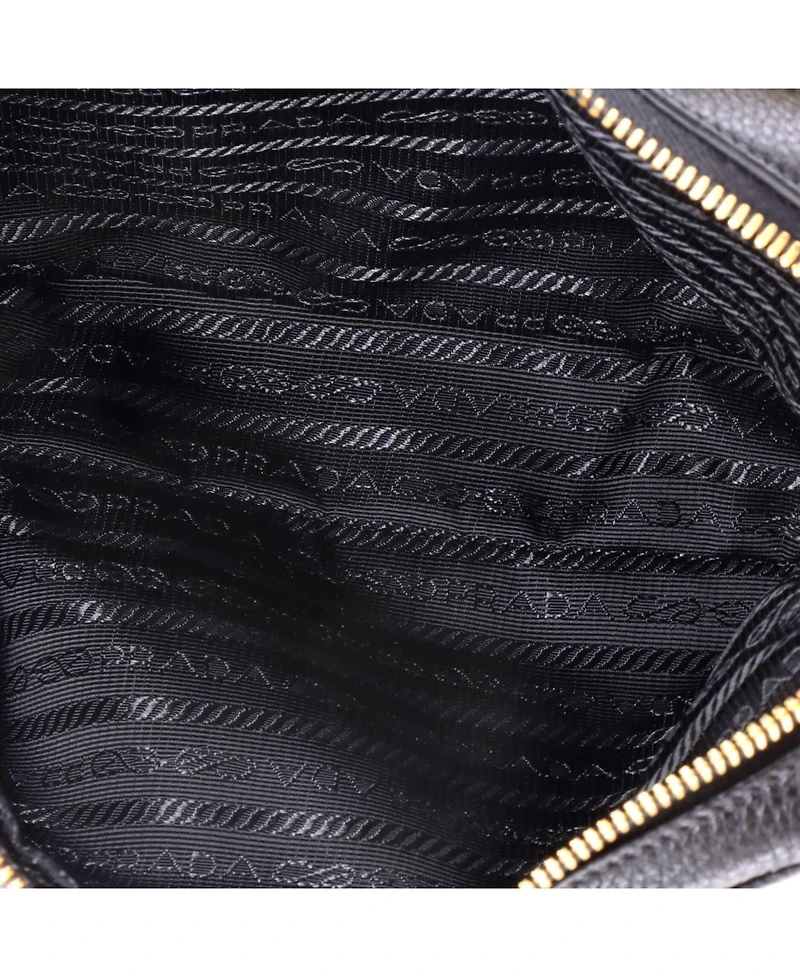 Pre-Owned Prada Double Zip Camera Bag Vitello Daino