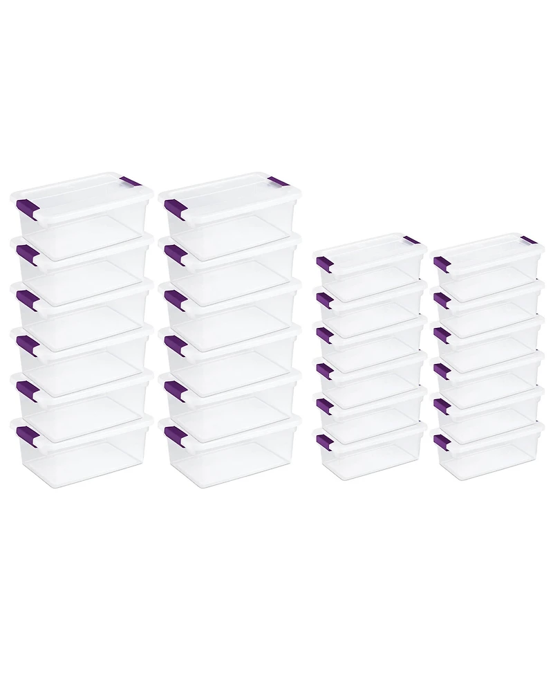 Sterilite 15 Quart Storage Tote, 12 Pack, and 6 Quart Storage Tote, 12 Pack