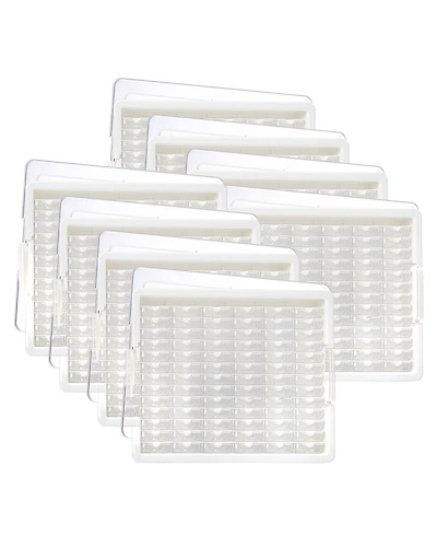 Elizabeth Ward Bead Storage Solutions 82 Pc Tiny Supplies Organizer, 8 Pack