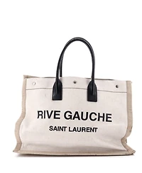 Pre-Owned Saint Laurent Large Rive Gauche Shopper Tote Canvas