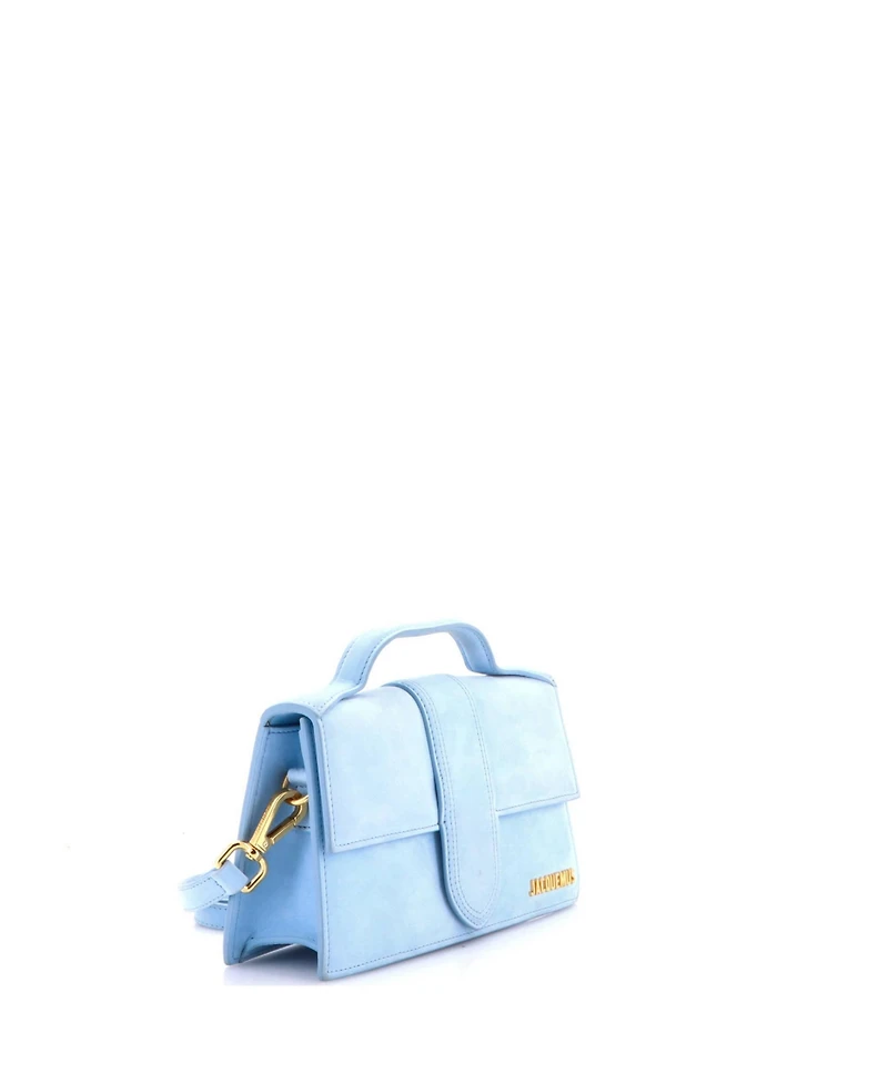 Pre-Owned Jacquemus Le Grand Bambino Flap Bag Suede