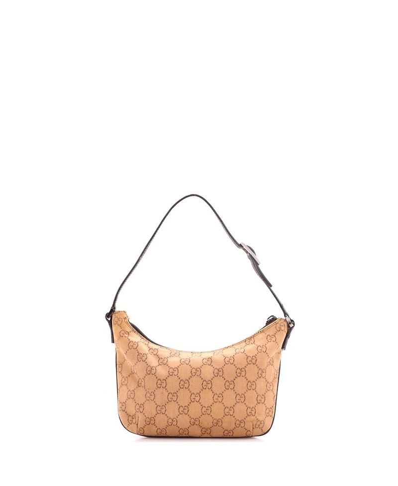 Pre-Owned Gucci Small Vintage Pochette Shoulder Bag Gg Canvas
