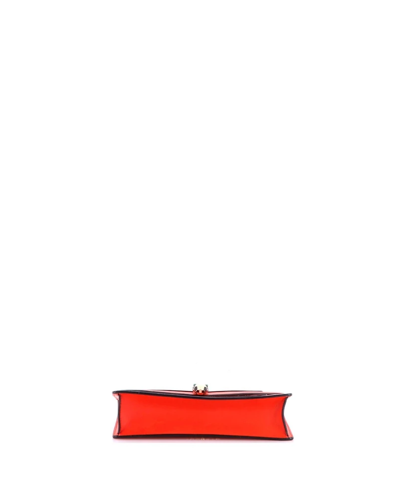 Pre-Owned Bvlgari Small Serpenti Forever Wallet on Chain Leather
