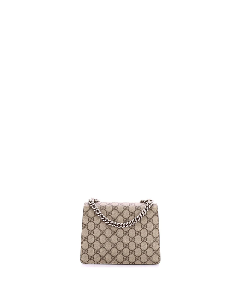 Pre-Owned Gucci Mini Dionysus Bag Gg Coated Canvas