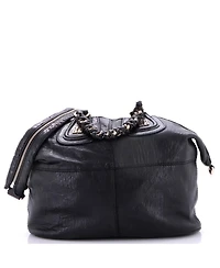 Pre-Owned Givenchy Medium Chain Wrap Nightingale Satchel Leather