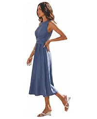 Cupshe Women's Cosmopolitan Blue Midi Beach Dress