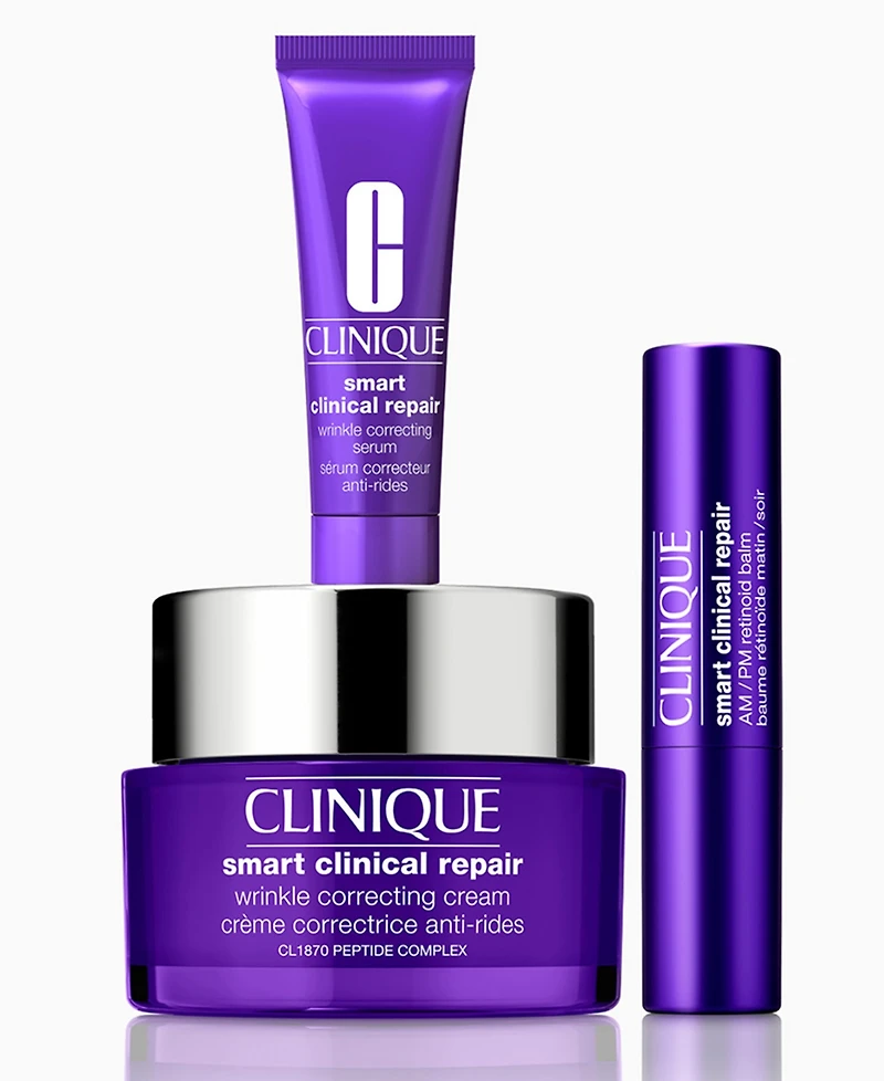 Clinique 3-Piece The Smart Squad Trio Gift Set