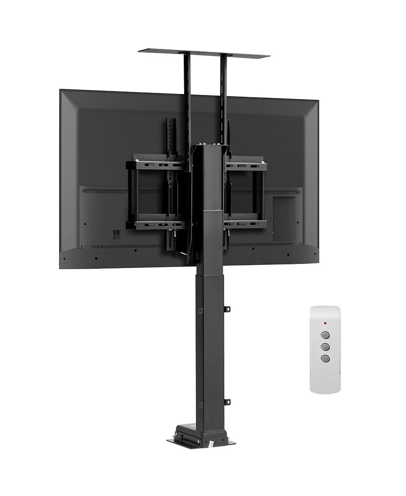 Sugift Motorized Vertical Tv Lift Stand Mount for 32 to 55 In Screens 132 Pound Capacity