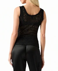 Guess Women's Matilde Lace Scoop Neck Tank Top