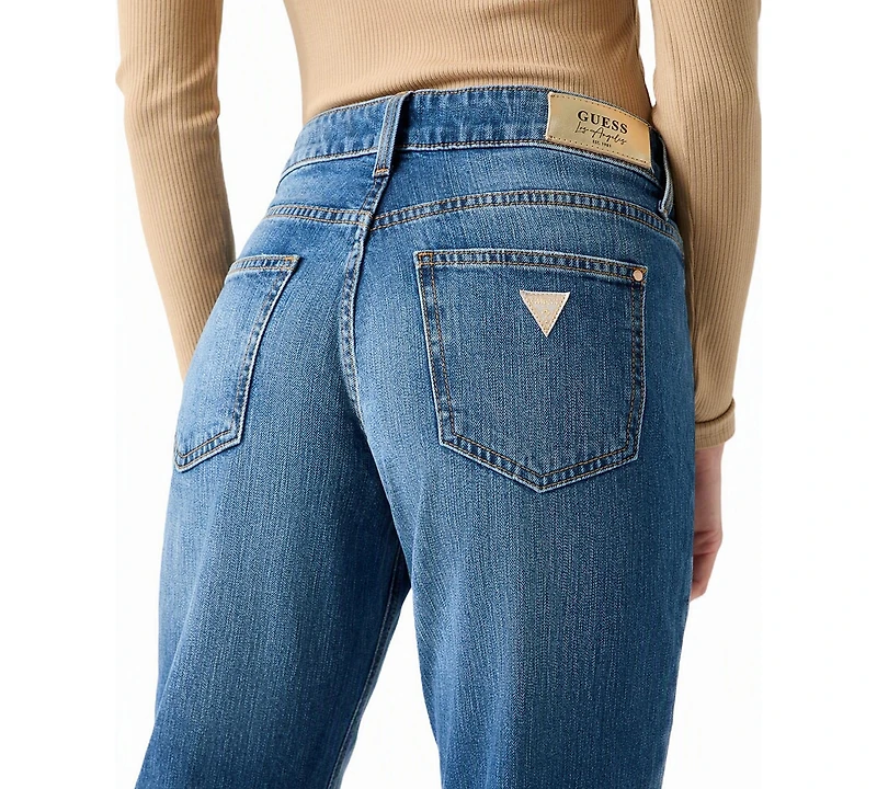 Guess Women's Nicky Straight-Leg Mid-Rise Jeans