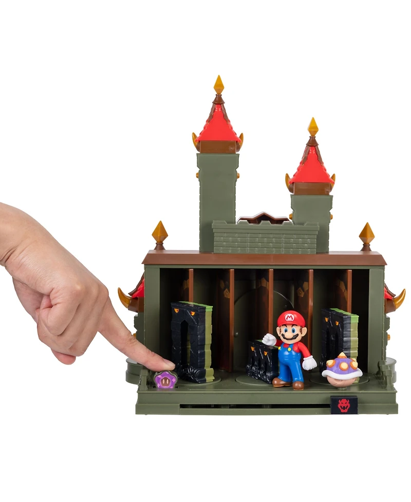 Super Mario Deluxe Wonder Bowser Jr. Castle Battle Interactive Playset, Ages 3+, Created for Macy's