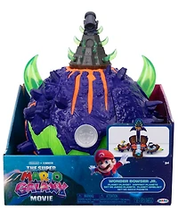 Super Mario Wonder Bowser Jr. Planet Glow-in-the-Dark Interactive Playset, Ages 3+