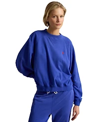 Polo Ralph Lauren Women's Lightweight Fleece Crew Neck Sweatshirt