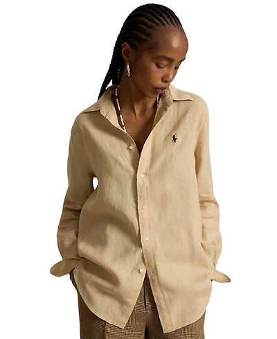 Polo Ralph Lauren Women's Classic-Fit 100% Linen Shirt