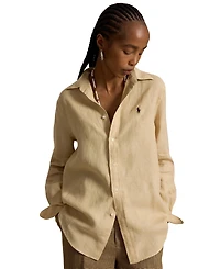 Polo Ralph Lauren Women's Classic-Fit 100% Linen Shirt