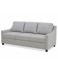 Lorrana 3-Seat Curved Arms Fabric Reversible Back Cushion Sofa, Macy's Exclusive
