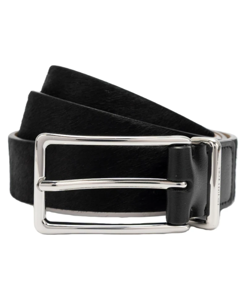 Michael Kors Polished Buckle Leather Reversible Belt