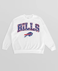 Gameday Couture Women's Buffalo Bills Sweet Play Oversized Pullover Sweatshirt