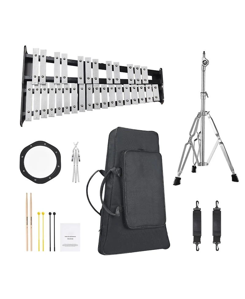 Yobtop 30-Note Glockenspiel Percussion Instrument Kit, Ages 3+
