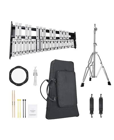 Yobtop 30-Note Glockenspiel Percussion Instrument Kit, Ages 3+