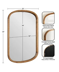Kate and Laurel Talma Capsule Wall Mirror