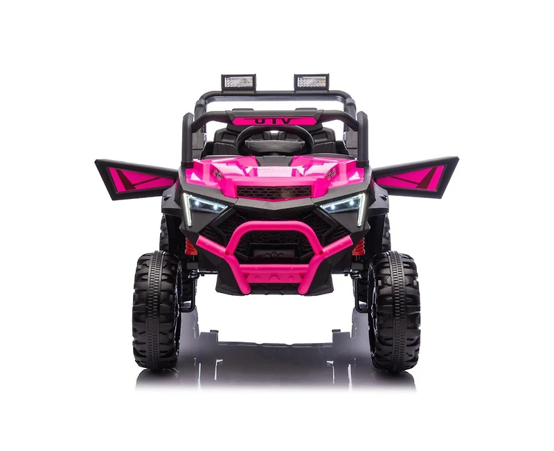 Yobtop 24V 400W Kids Ride On Electric Utv with Remote Control, Ages 3+