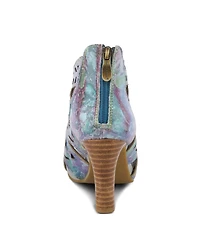 L'Artiste Women's Spring Step Amora Cage Bootie with Side Zipper