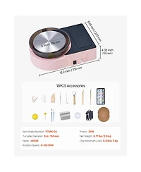 Yobtop Mini Pottery Wheel for Kids and Adults