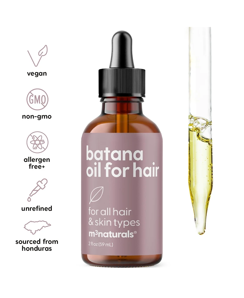 M3 Batana Oil Unrefined Batana Oil for Hair and Skin Supports Healthy Skin and Collagen Production Pure Batana